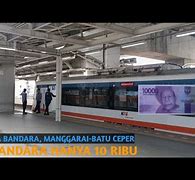 Kereta Bandara Batu Ceper Manggarai