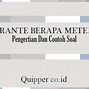 Ukuran Tanah Satu Bahu Berapa Meter